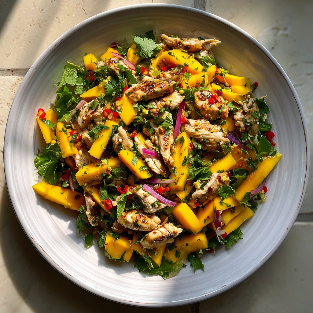 Thai Mango Chicken Salad