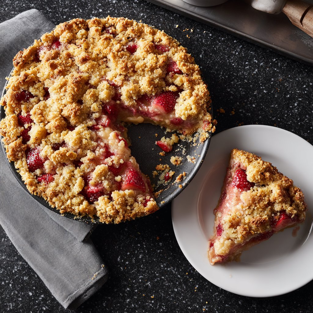 Grandma’s Strawberry Rhubarb Crumble