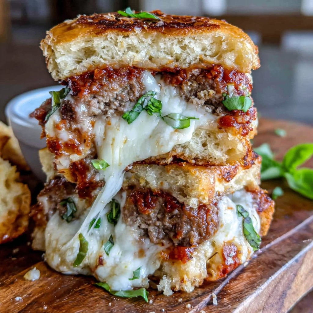 Mouthwatering Meatball Hamburger Surprise