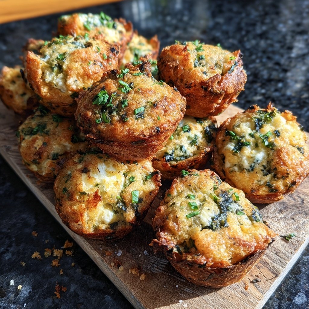 Savory Spinach and Cheese Bites