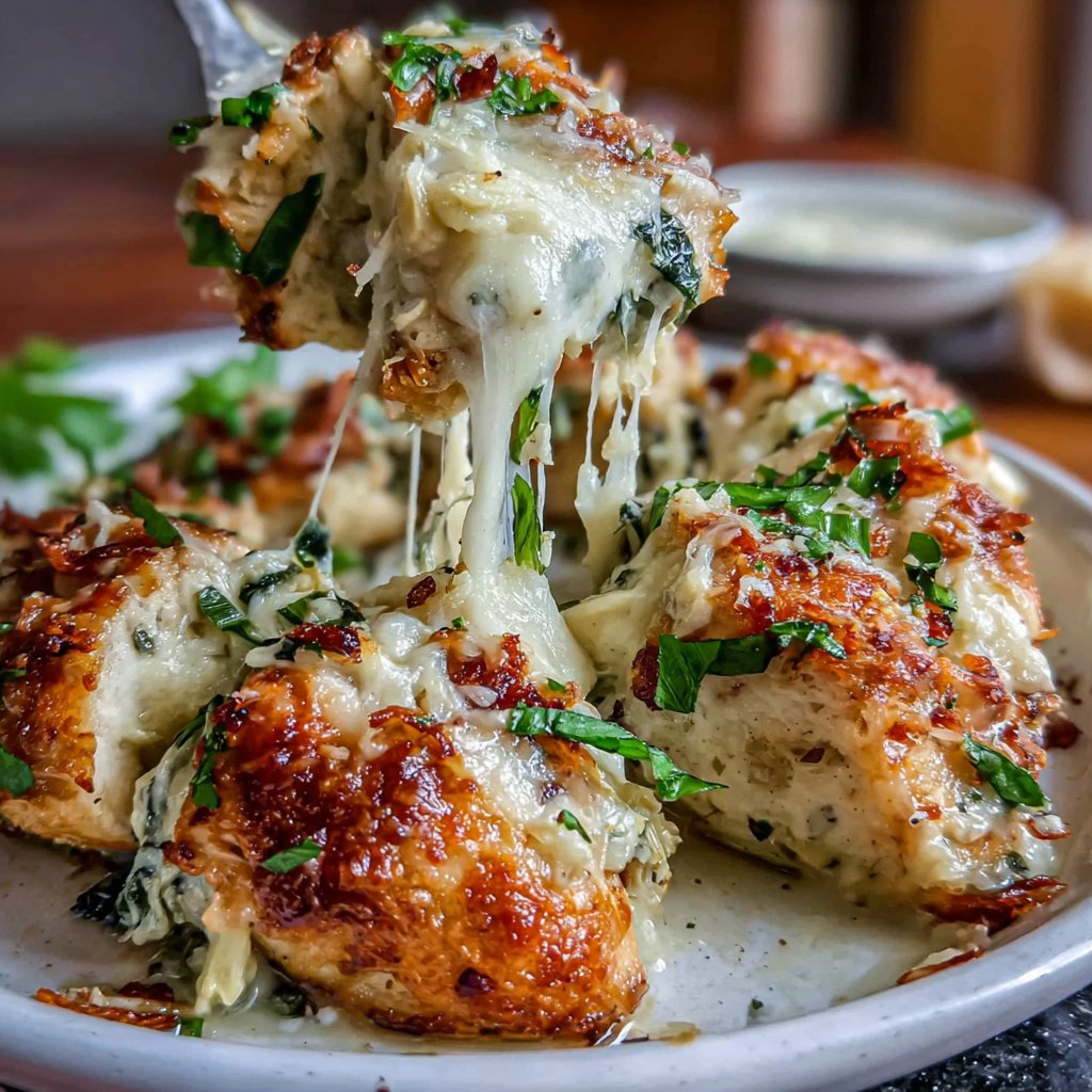 Baked Spinach Artichoke Chicken